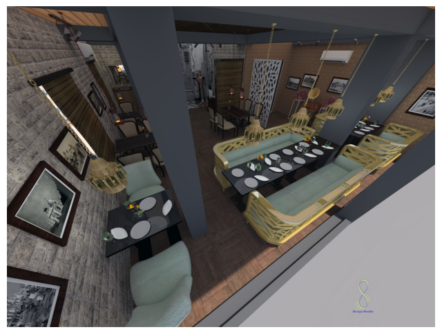 Restaurant Interior Render